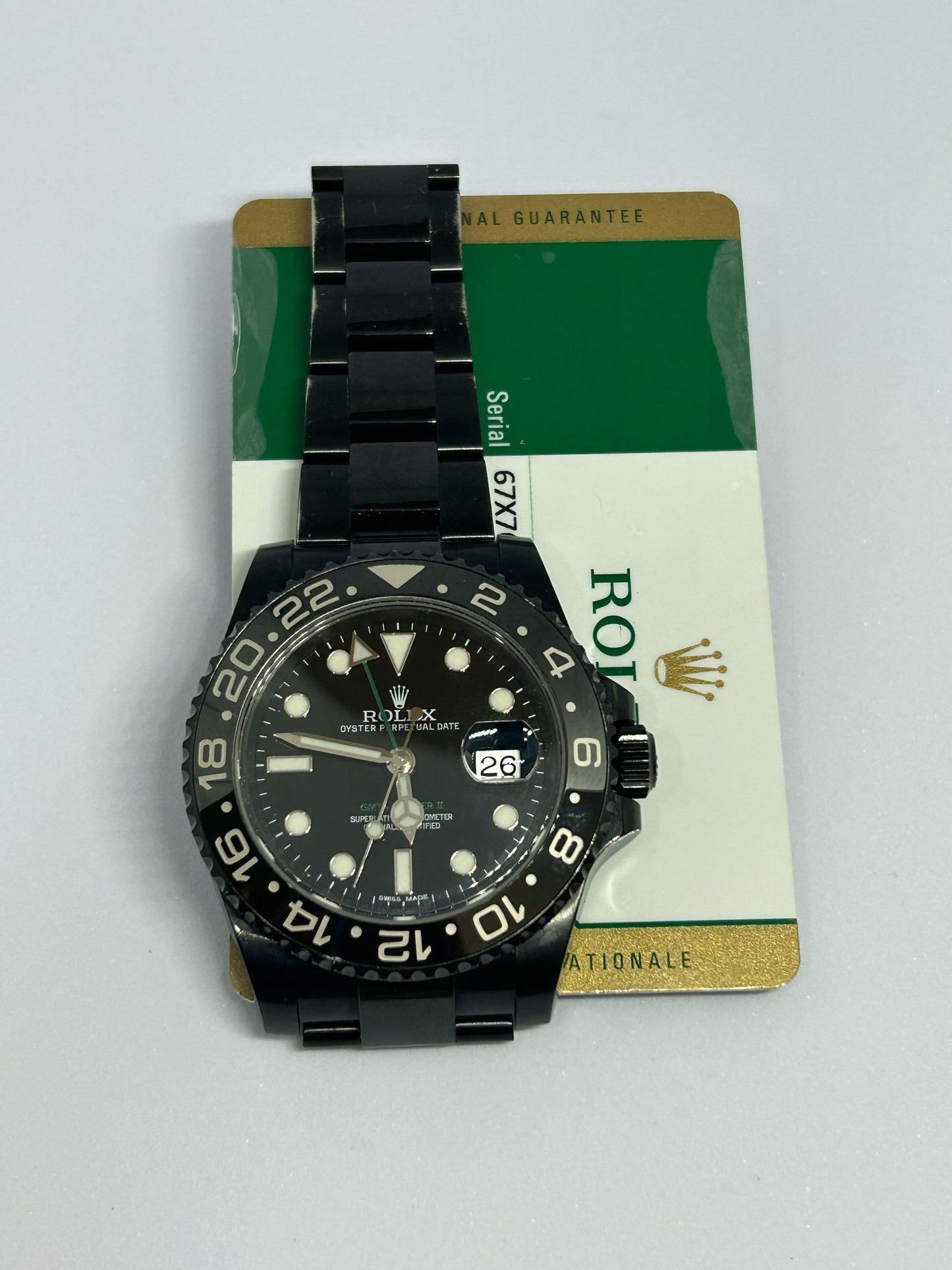 Rolex Gmt master II 116710LN BKACK PVD