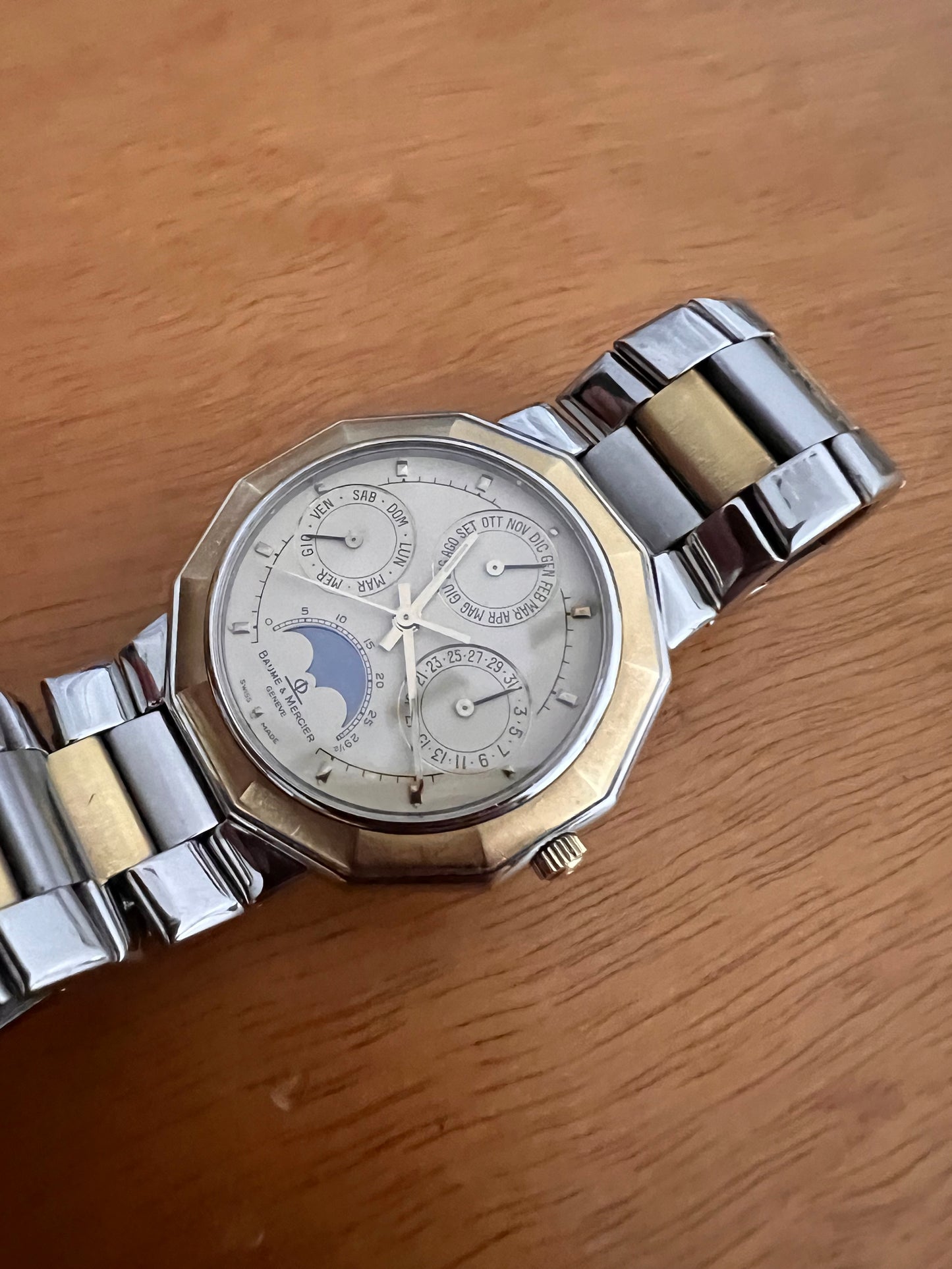 Baumé e mercier riviera perpetual calendar 6131