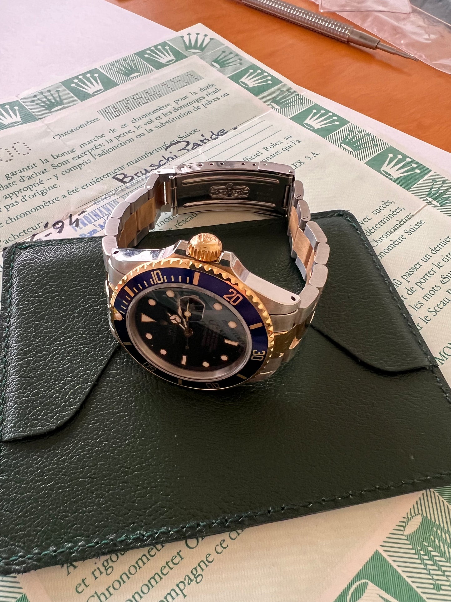 Rolex submariner 16803 rare full set perfect condition