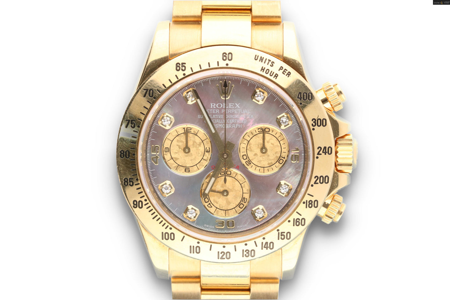 Rolex Daytona 116528 Cristal Gold