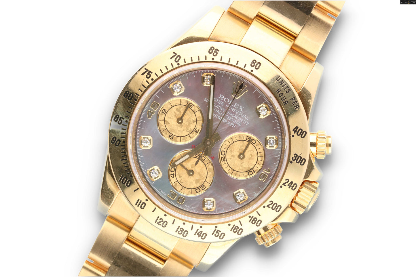 Rolex Daytona 116528 Cristal Gold