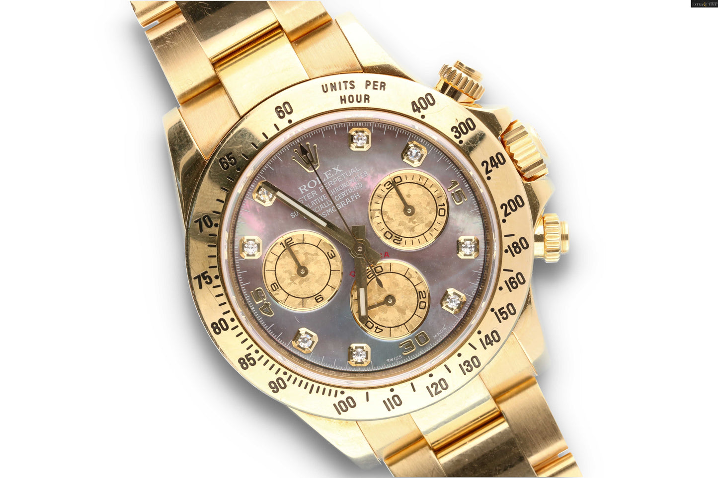 Rolex Daytona 116528 Cristal Gold