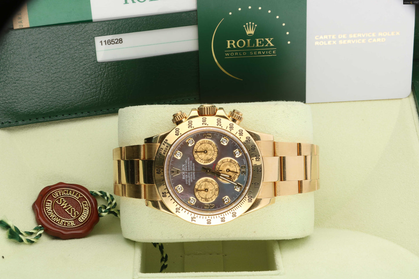 Rolex Daytona 116528 Cristal Gold