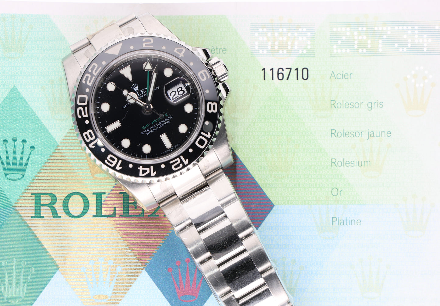 Rolex GMT Master II 116710LN Full Stickers