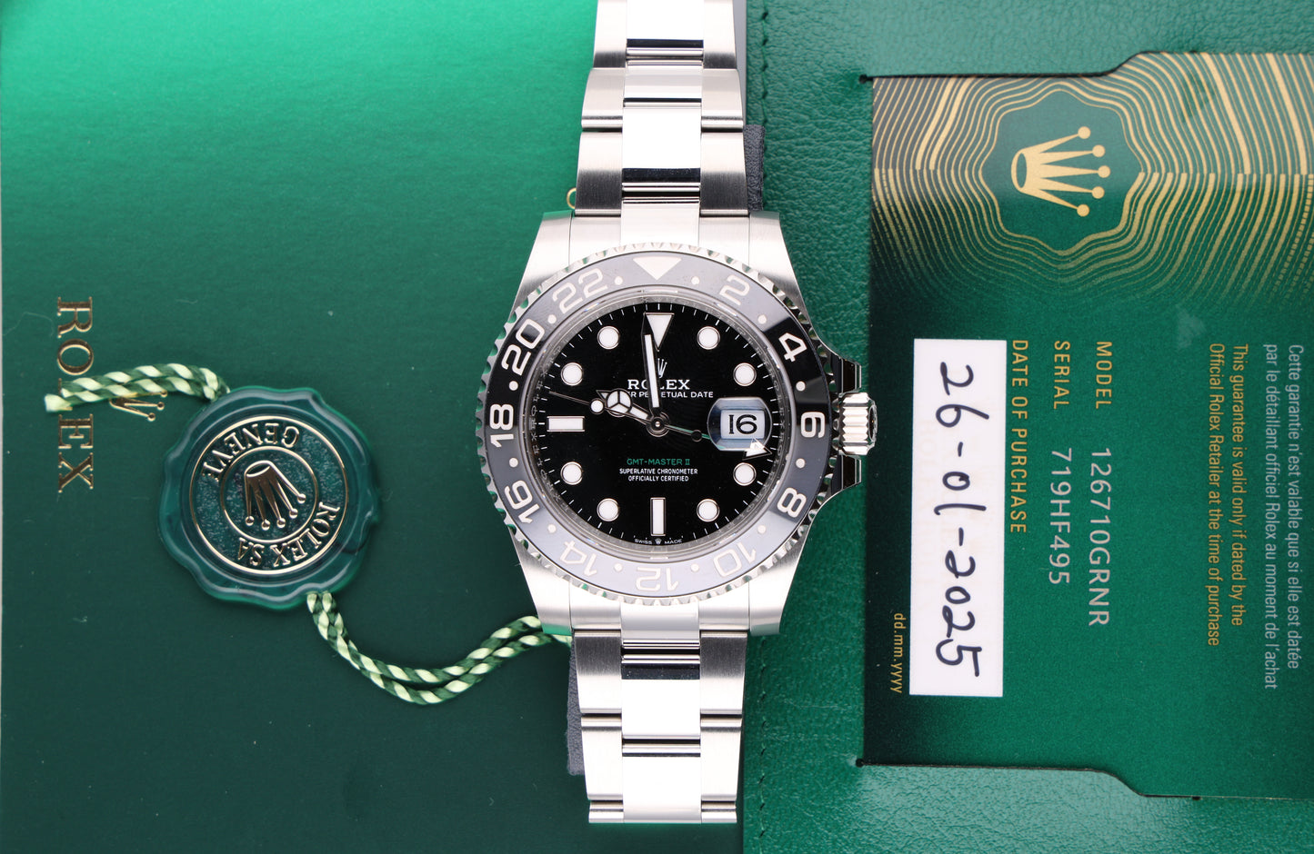 Rolex Gmt Master II 126710ghnr new 2025