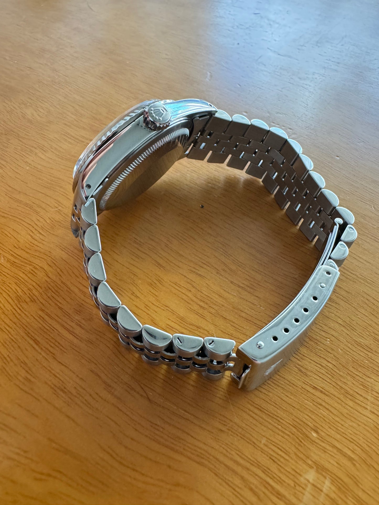 Rolex datejust 16234 jubilee blu dial