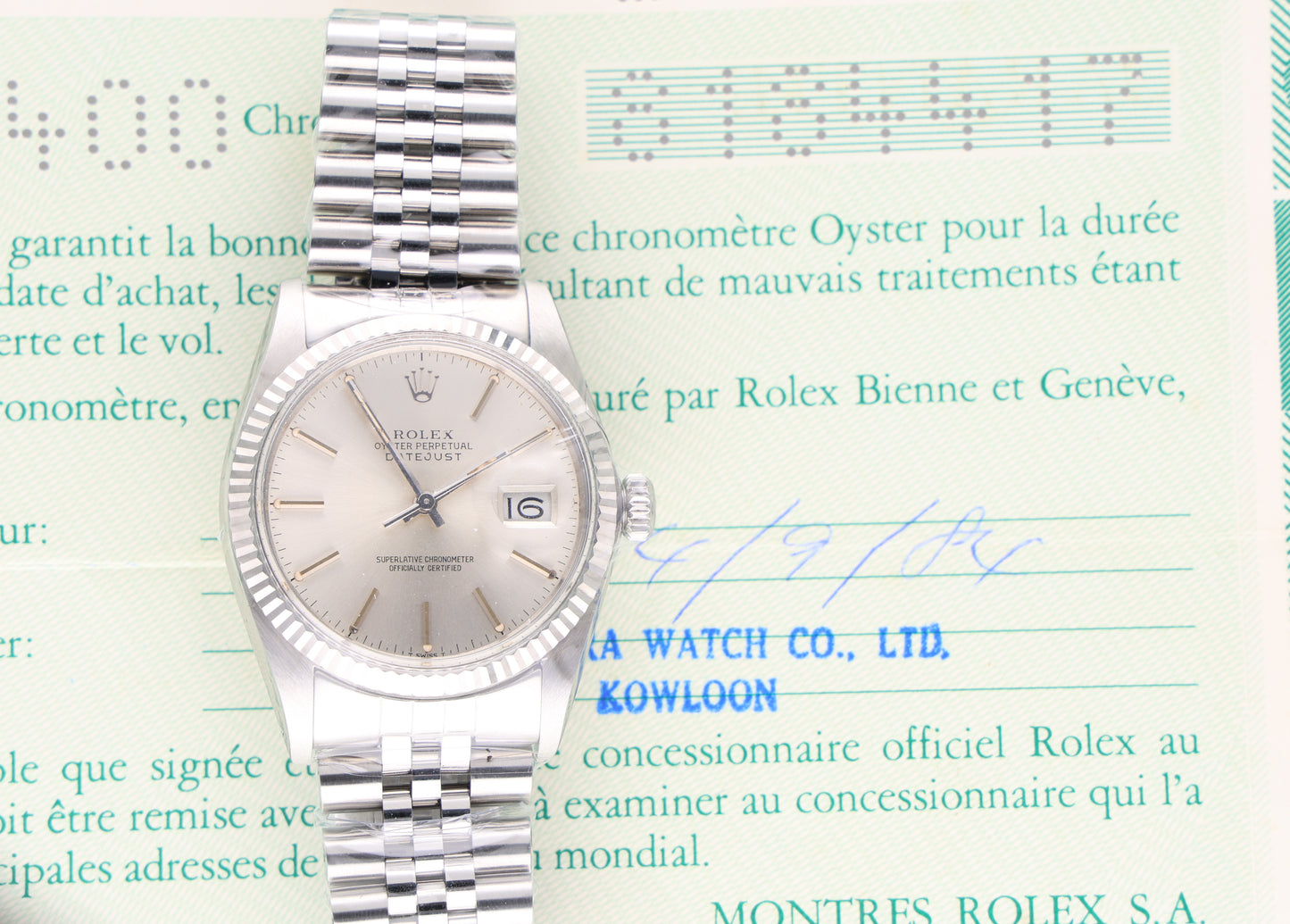 Rolex datejust 16014 grey