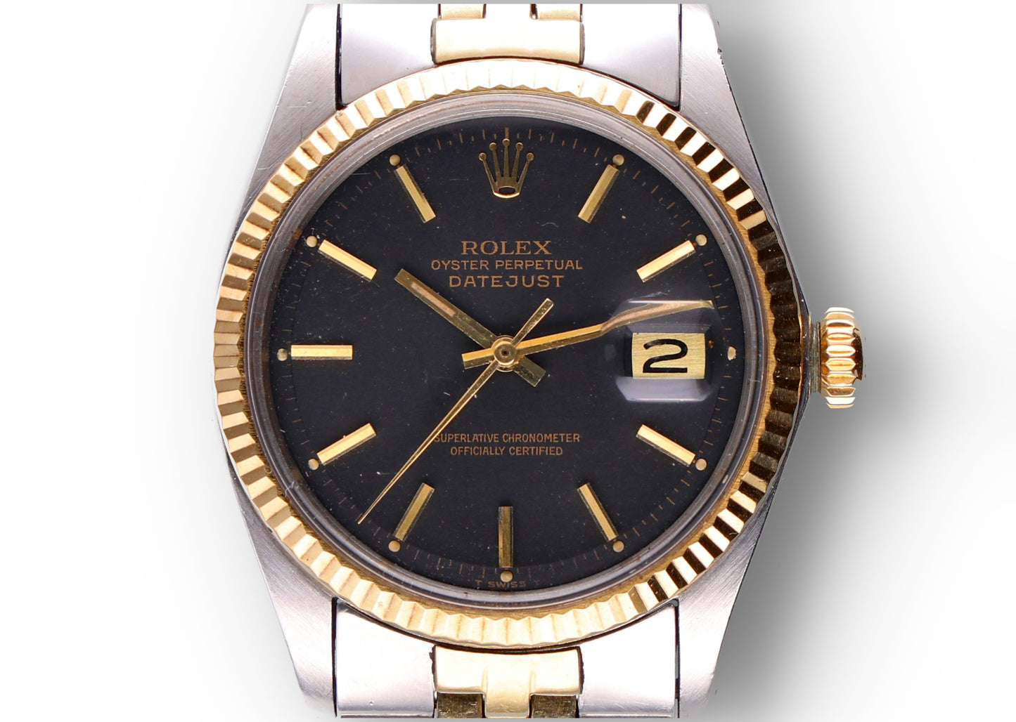 Rolex Datejust 1601 rare black matt dial