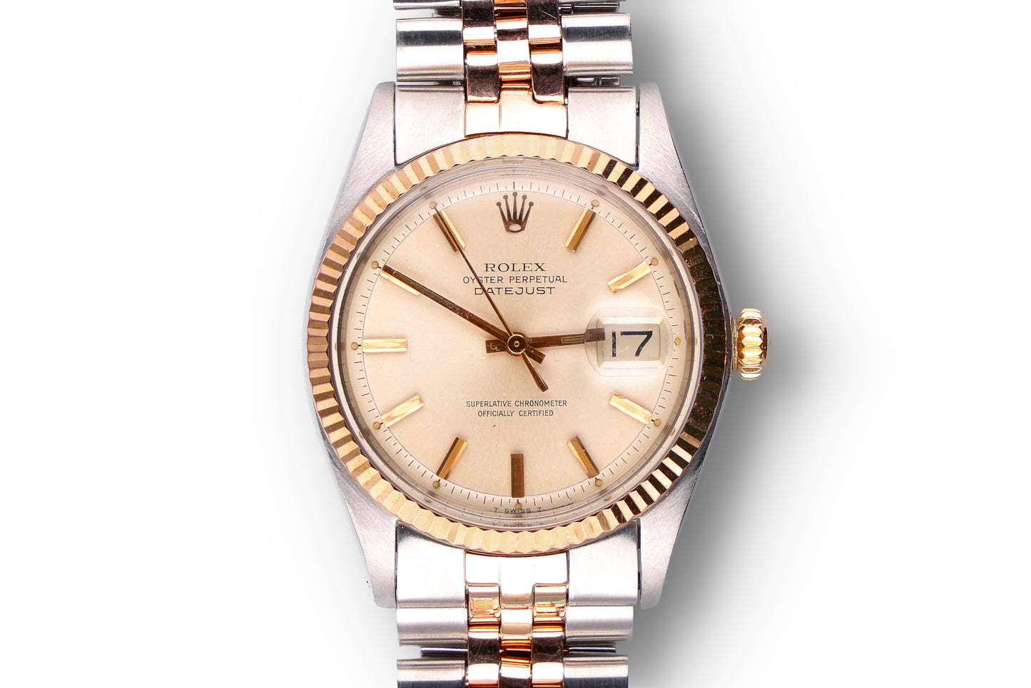 Rolex Datejust 1601 Steel and Rose Gold 36 mm