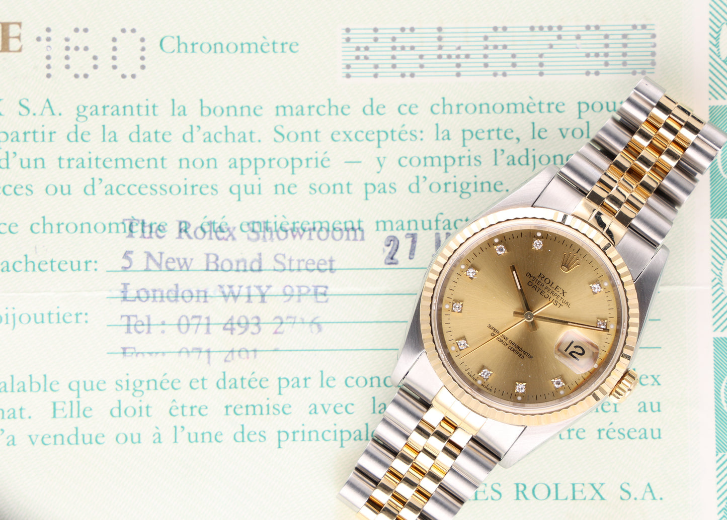 Rolex datejust 16233