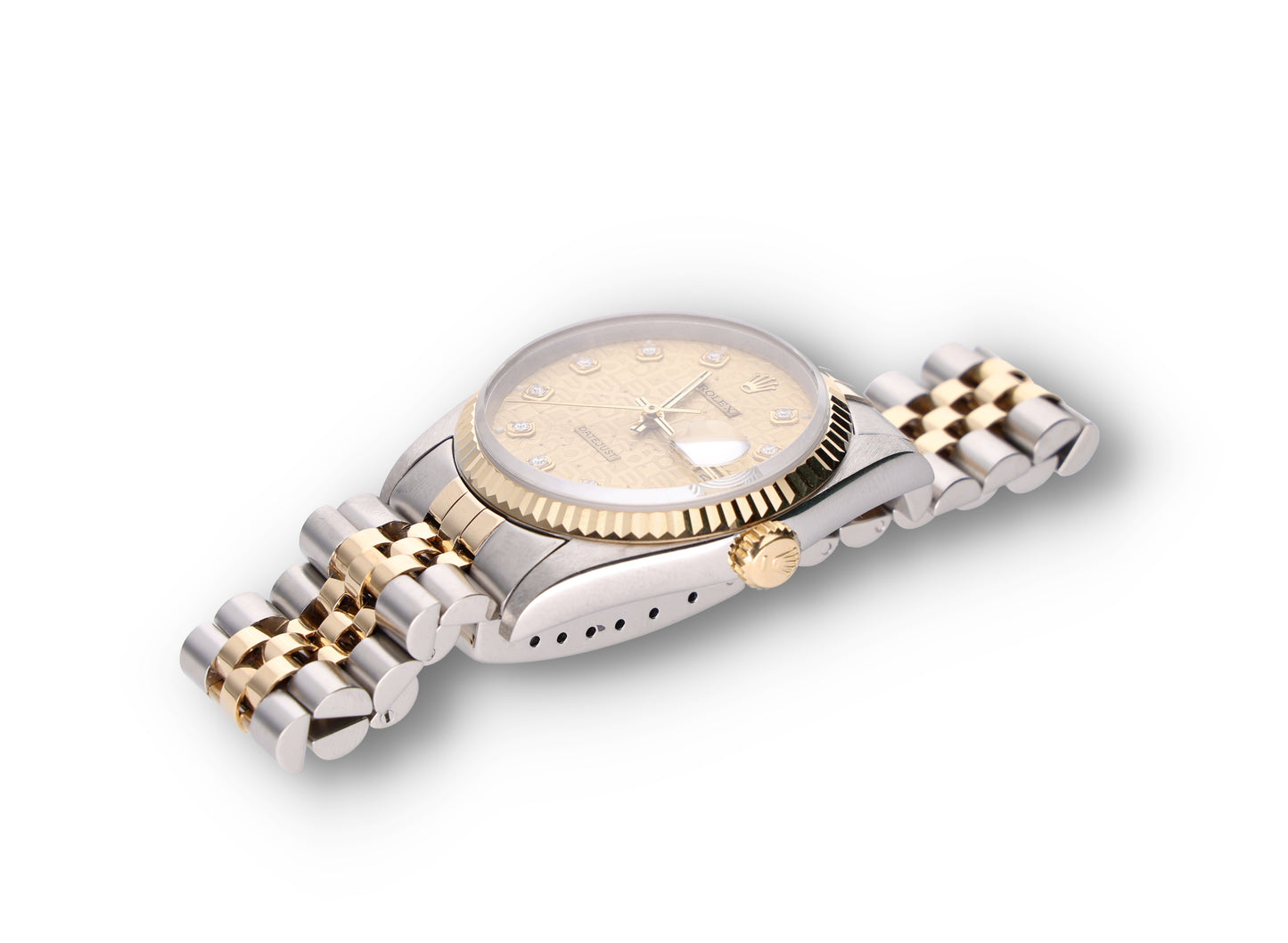 Rolex Datejust 16233 paper diamonds Jubilee dial
