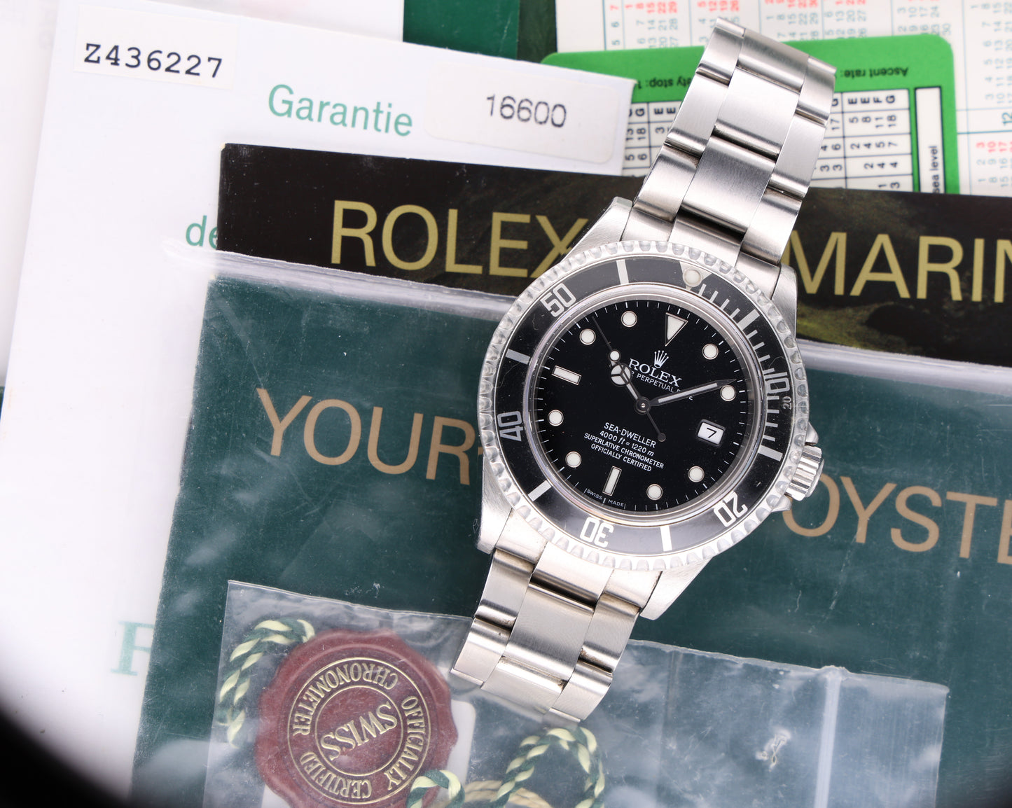 Rolex 16600 no holes paper full set Z series