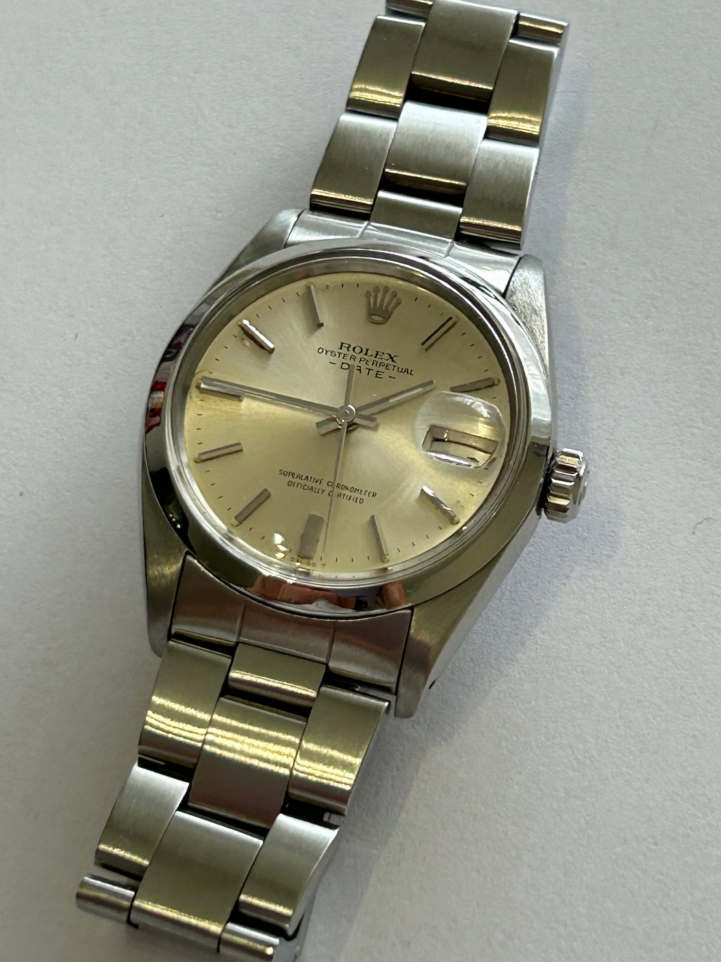 Rolex date 1500 34 mm automatico