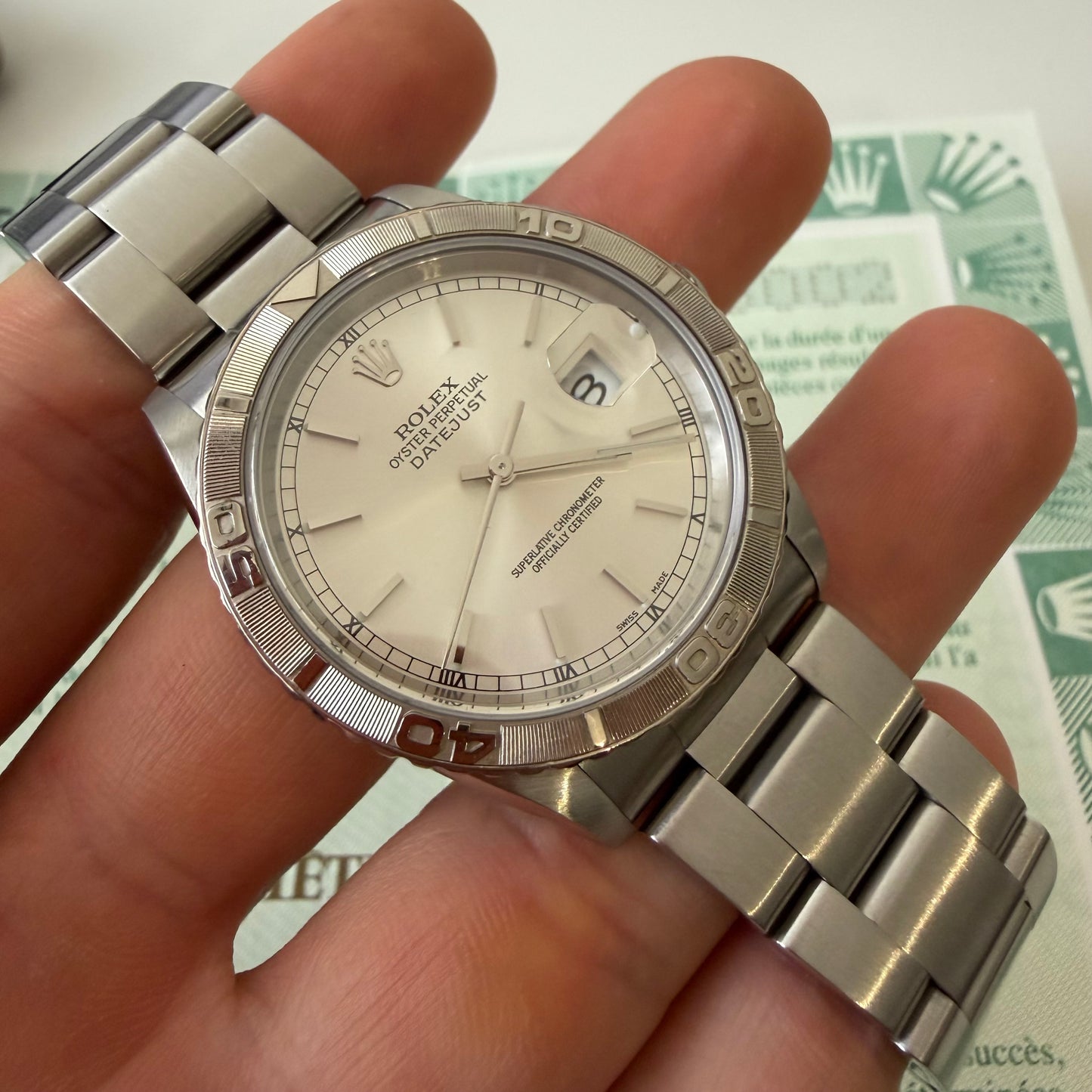 Rolex turn o graph 16264