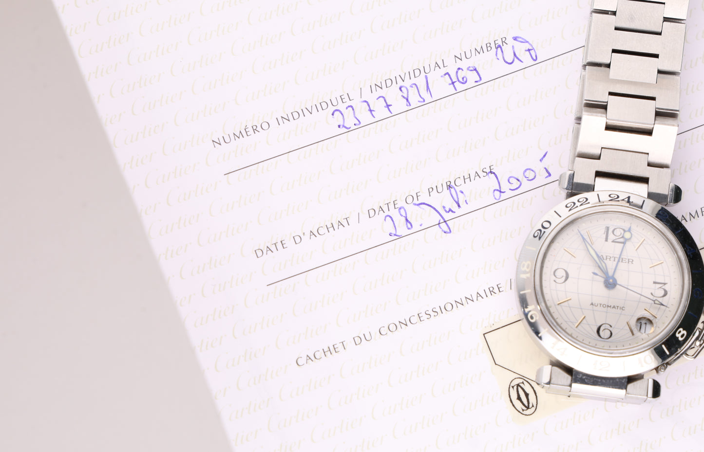 Cartier Pasha 35 mm ref 2377