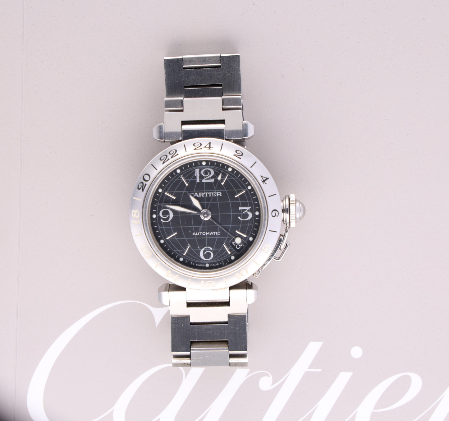 Cartier Pasha paper 2377 GMT
