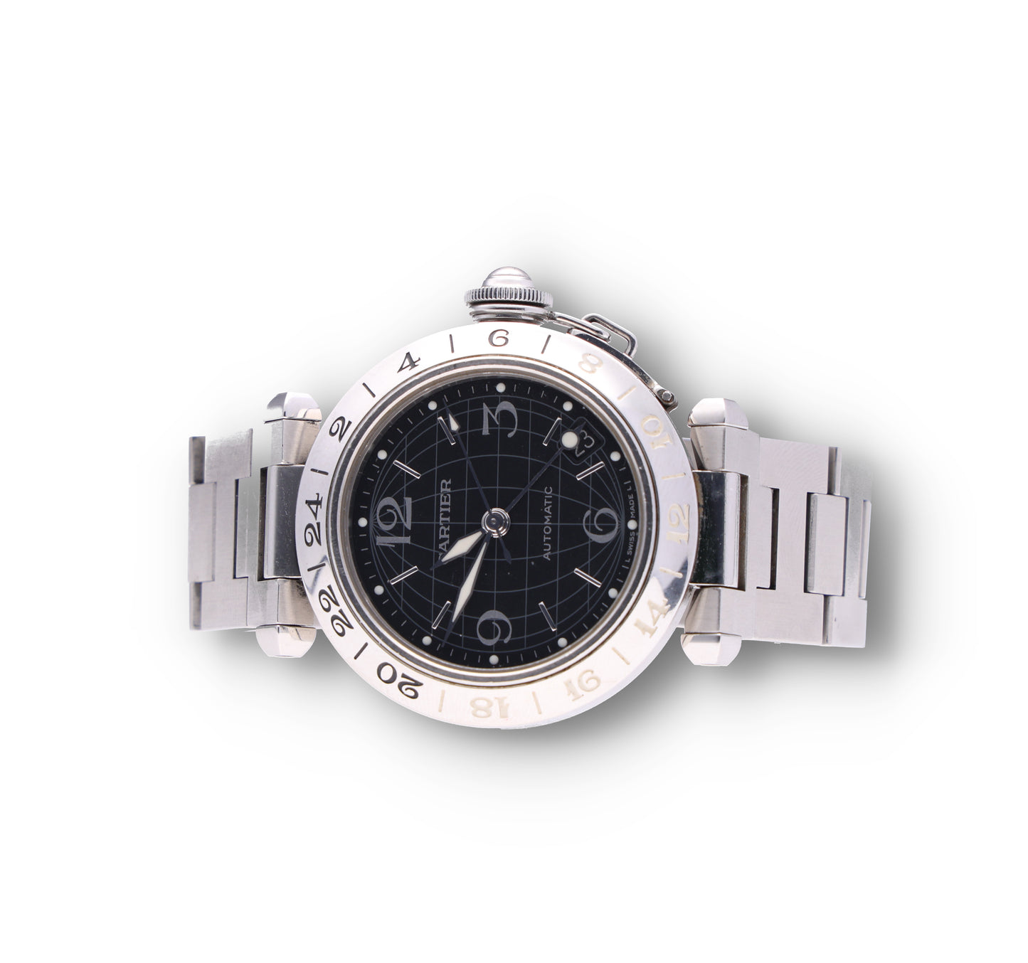 Cartier Pasha paper 2377 GMT