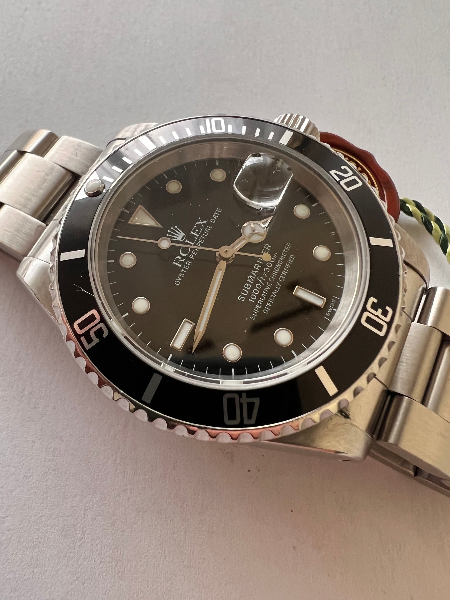 Rolex submariner 16610 only swiss dial