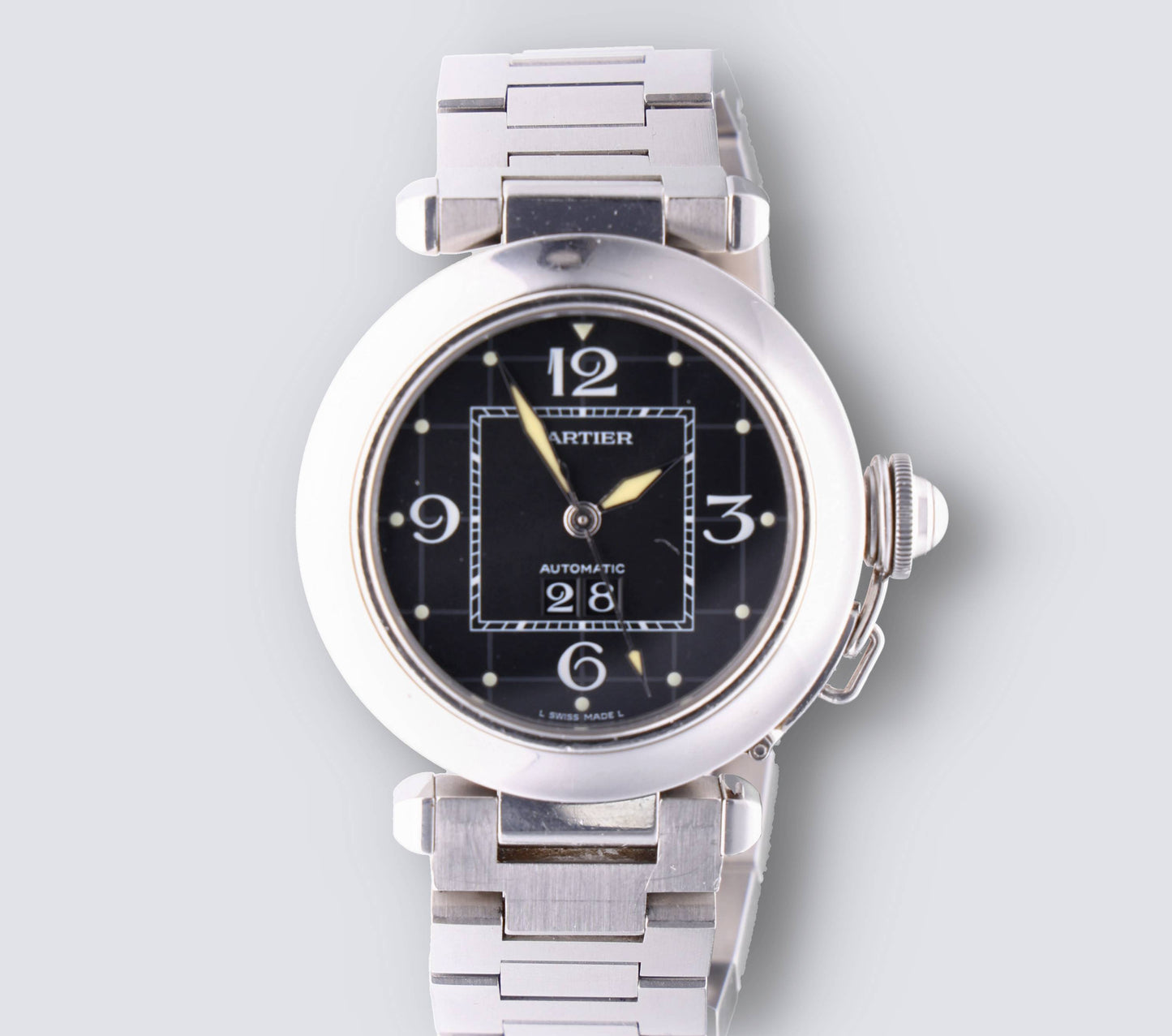 Cartier pasha 2324 big date black Dial