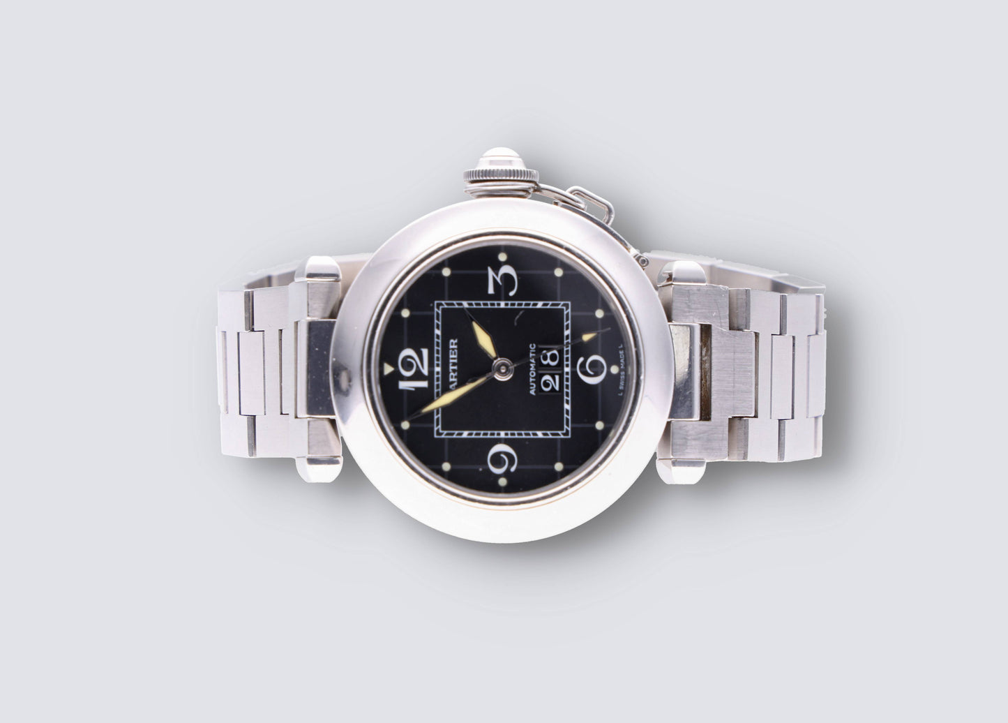 Cartier pasha 2324 big date black Dial
