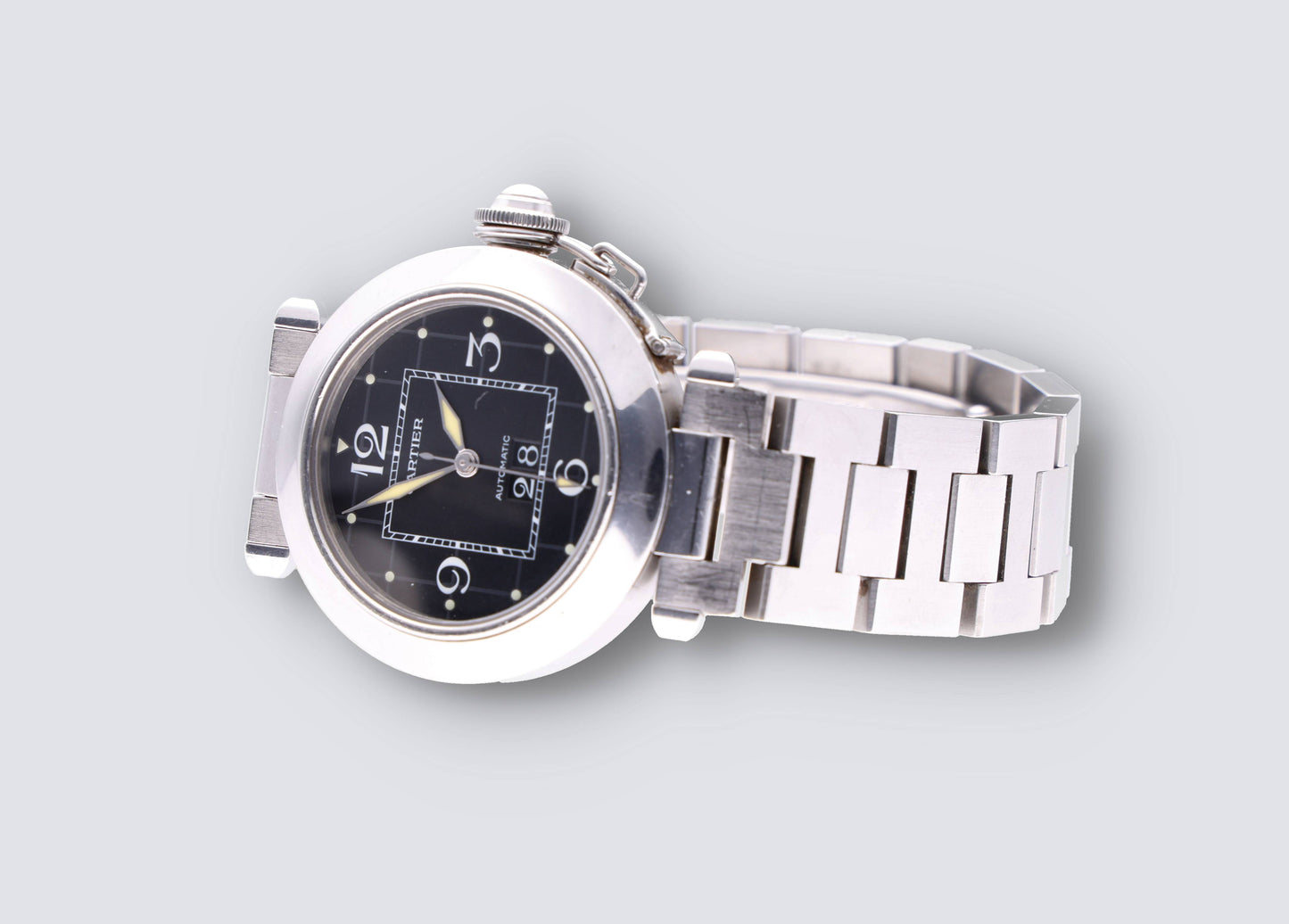 Cartier pasha 2324 big date black Dial