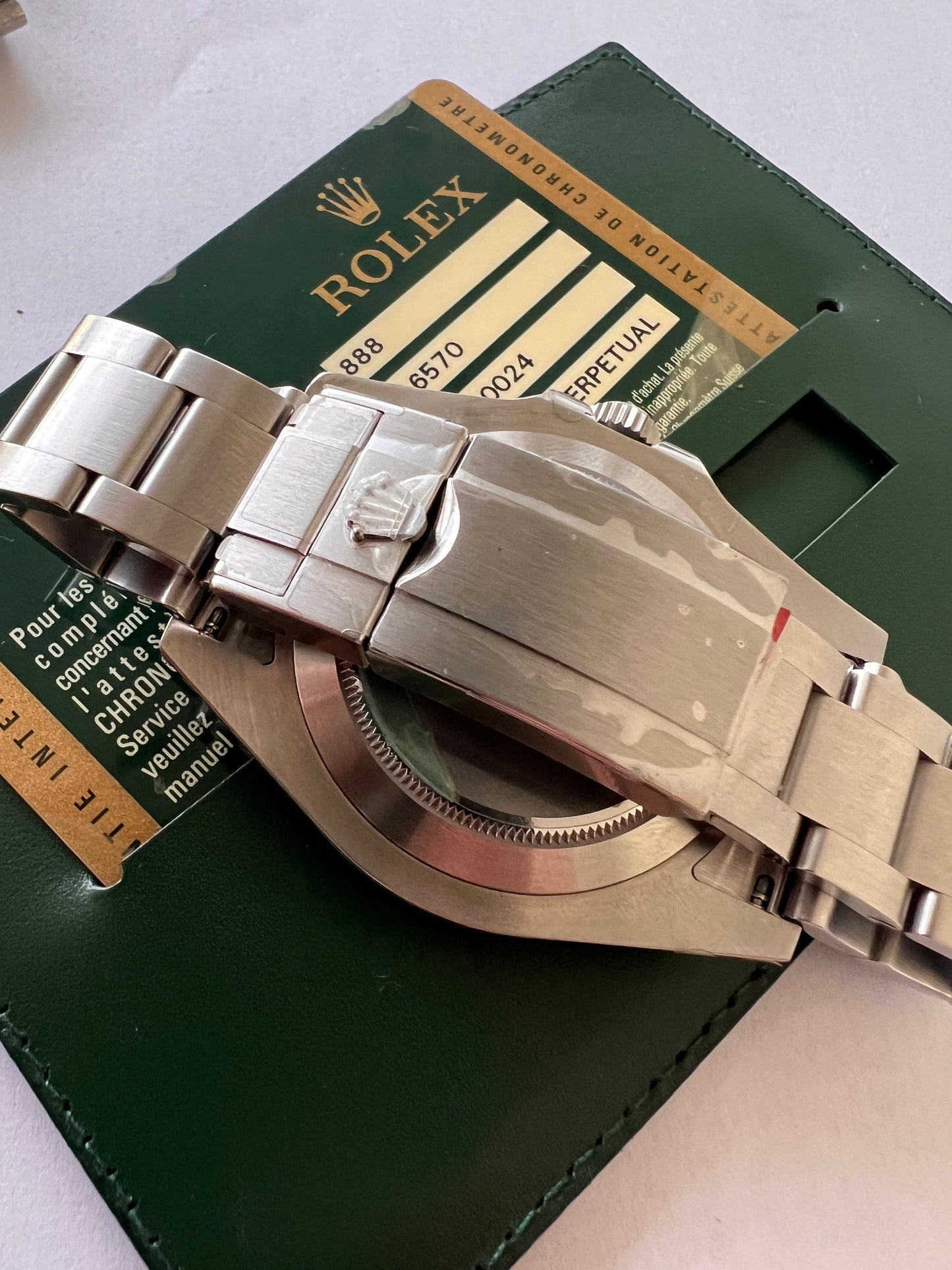 Rolex Explorer II 214570 stickers full set