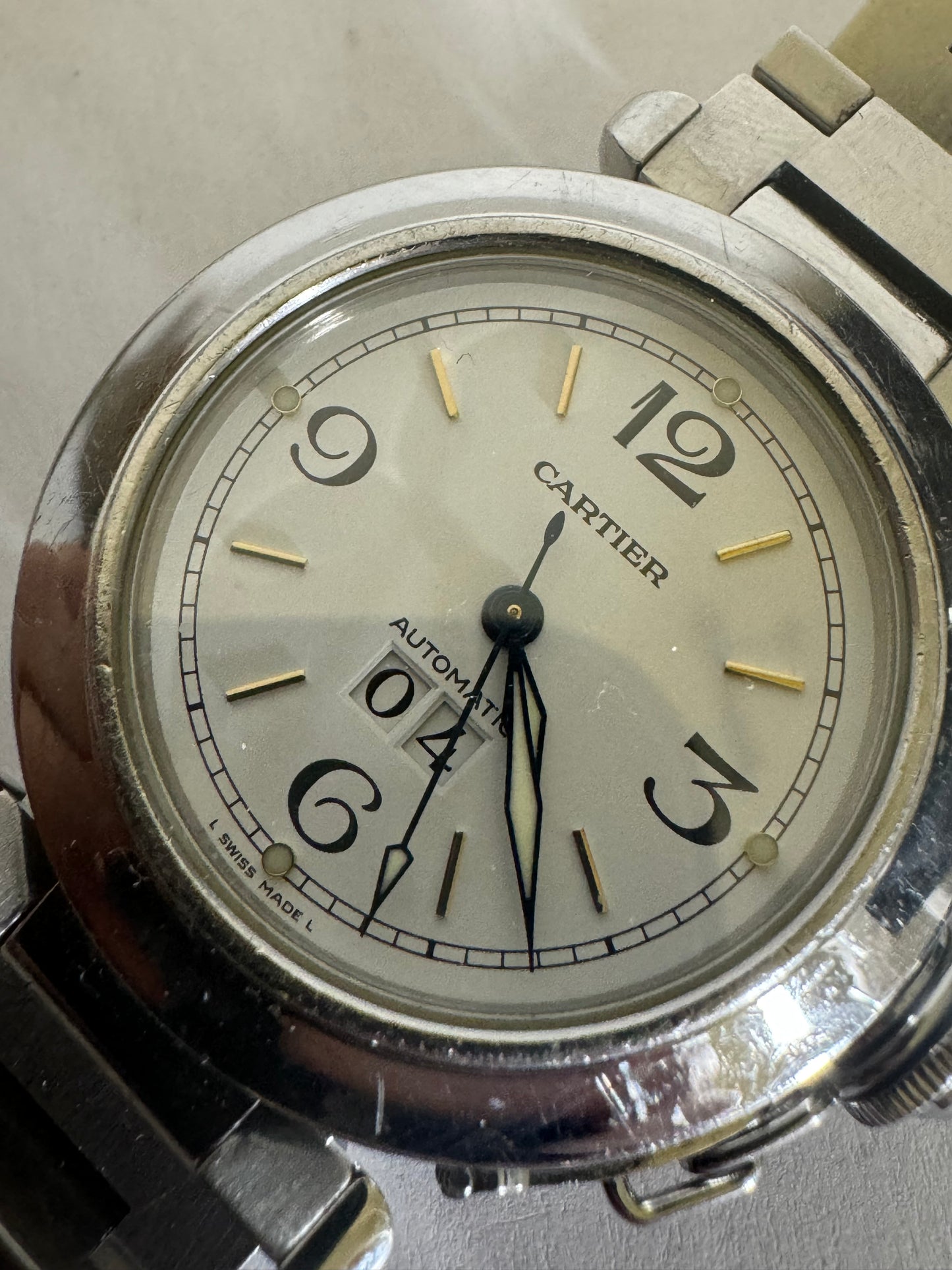 Cartier pasha gran data 2475