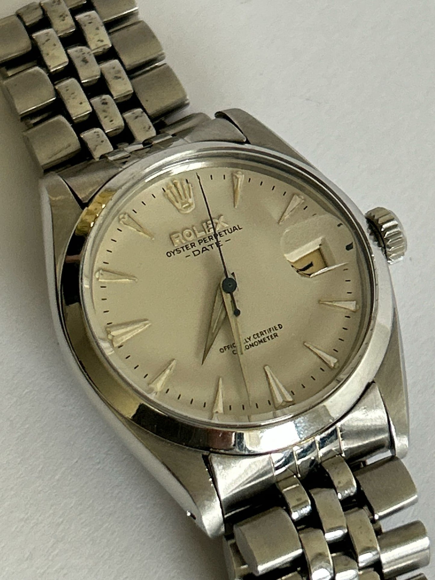 Rolex date jubilee big logo clasp