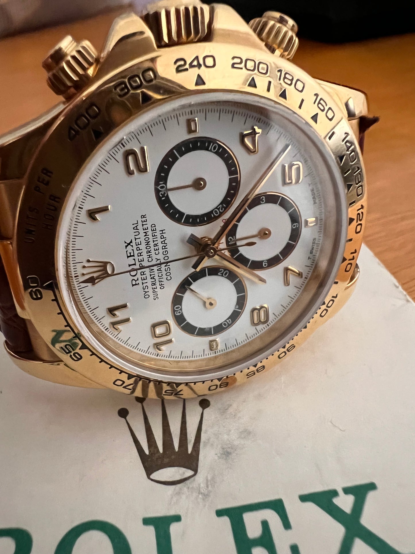 Rolex daytona 16518 paper