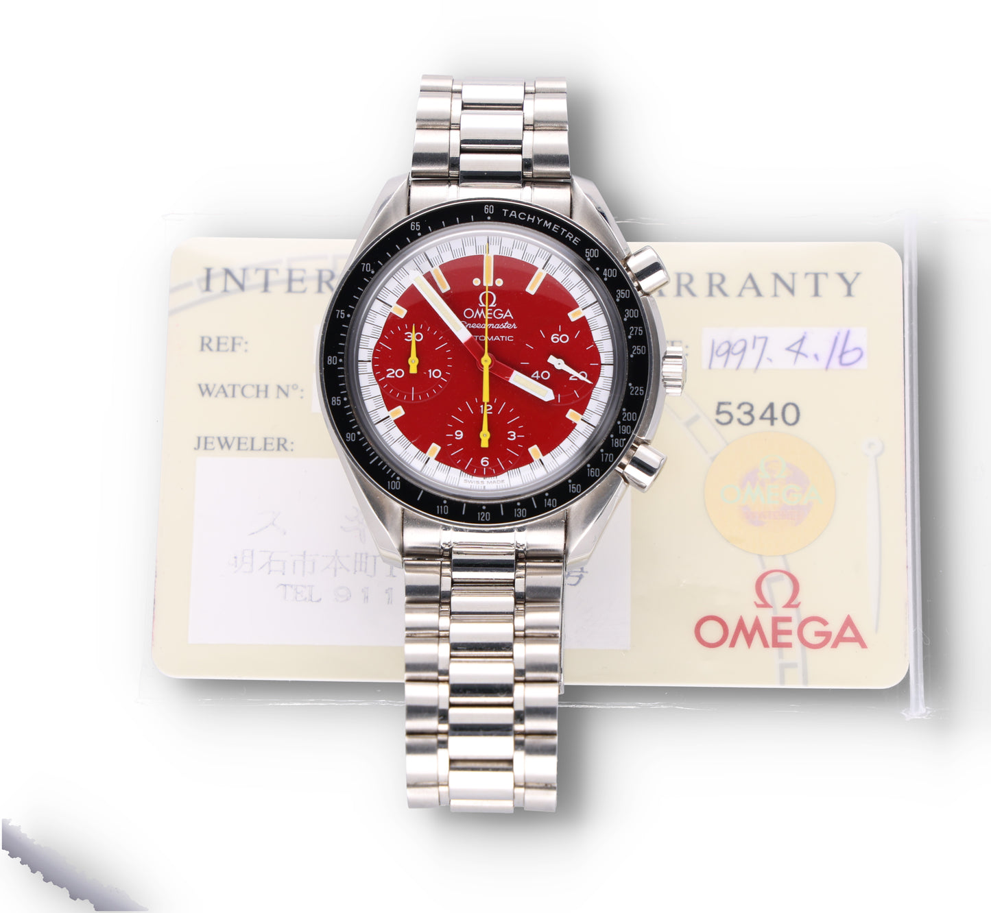 Omega Speedmaster schumacher 3510.61