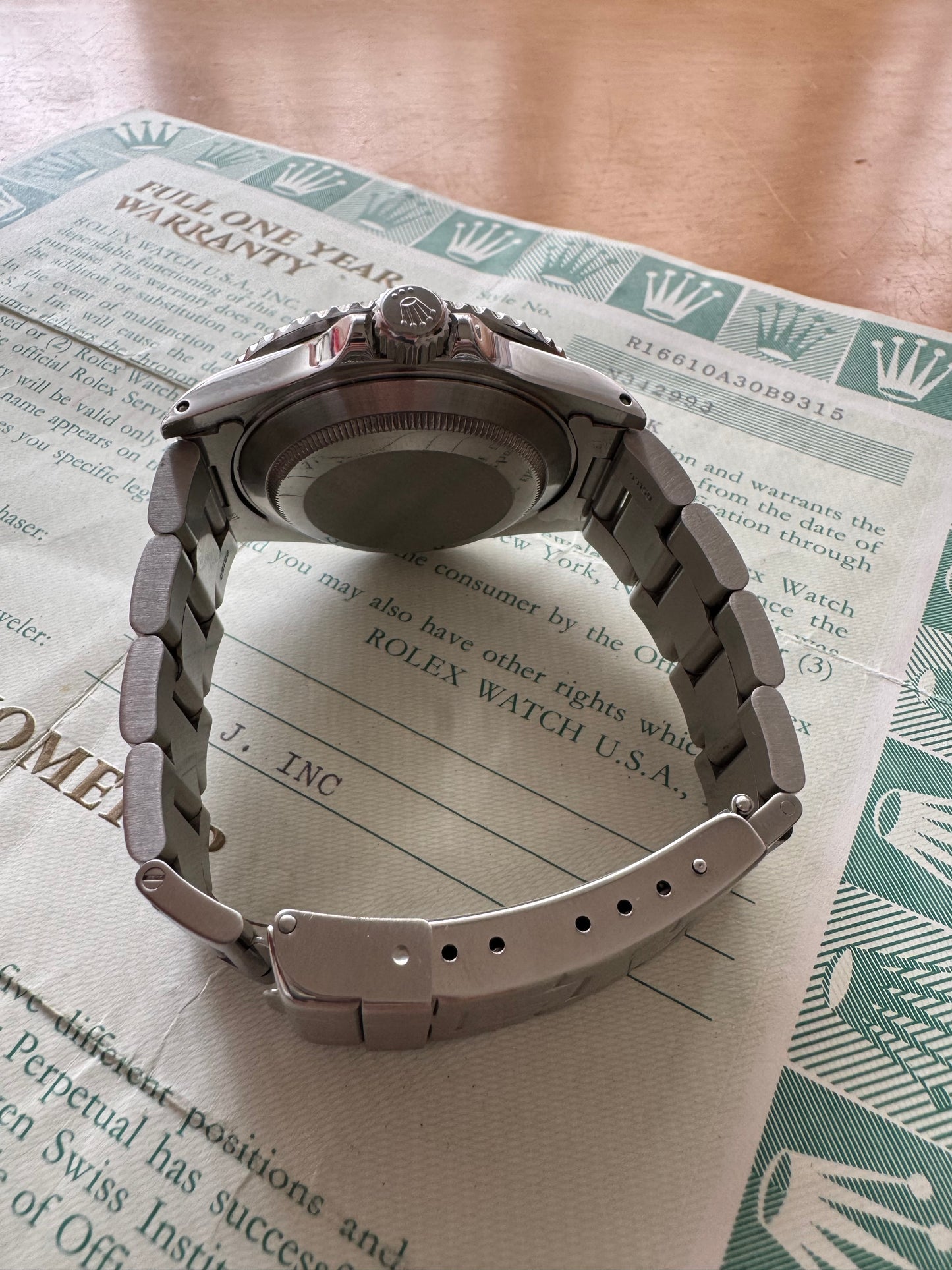 Rolex Submariner 16610 seriale N