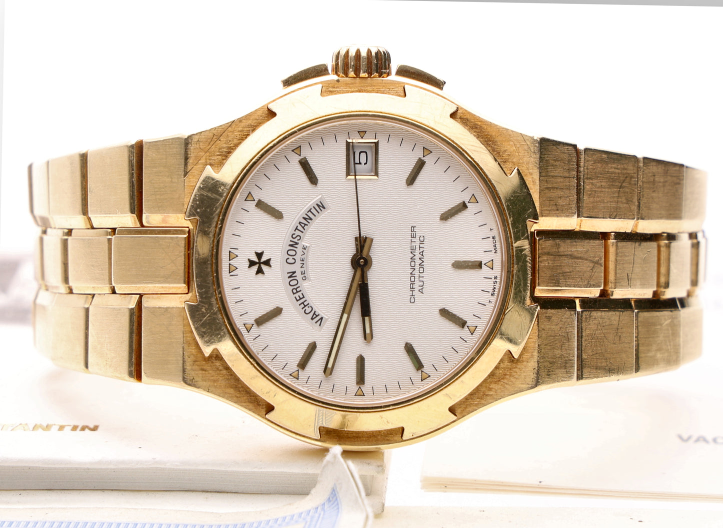 Vacheron constantin overseas 42042 gold full set unpolish