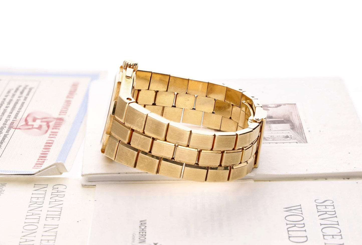 Vacheron constantin overseas 42042 gold full set unpolish