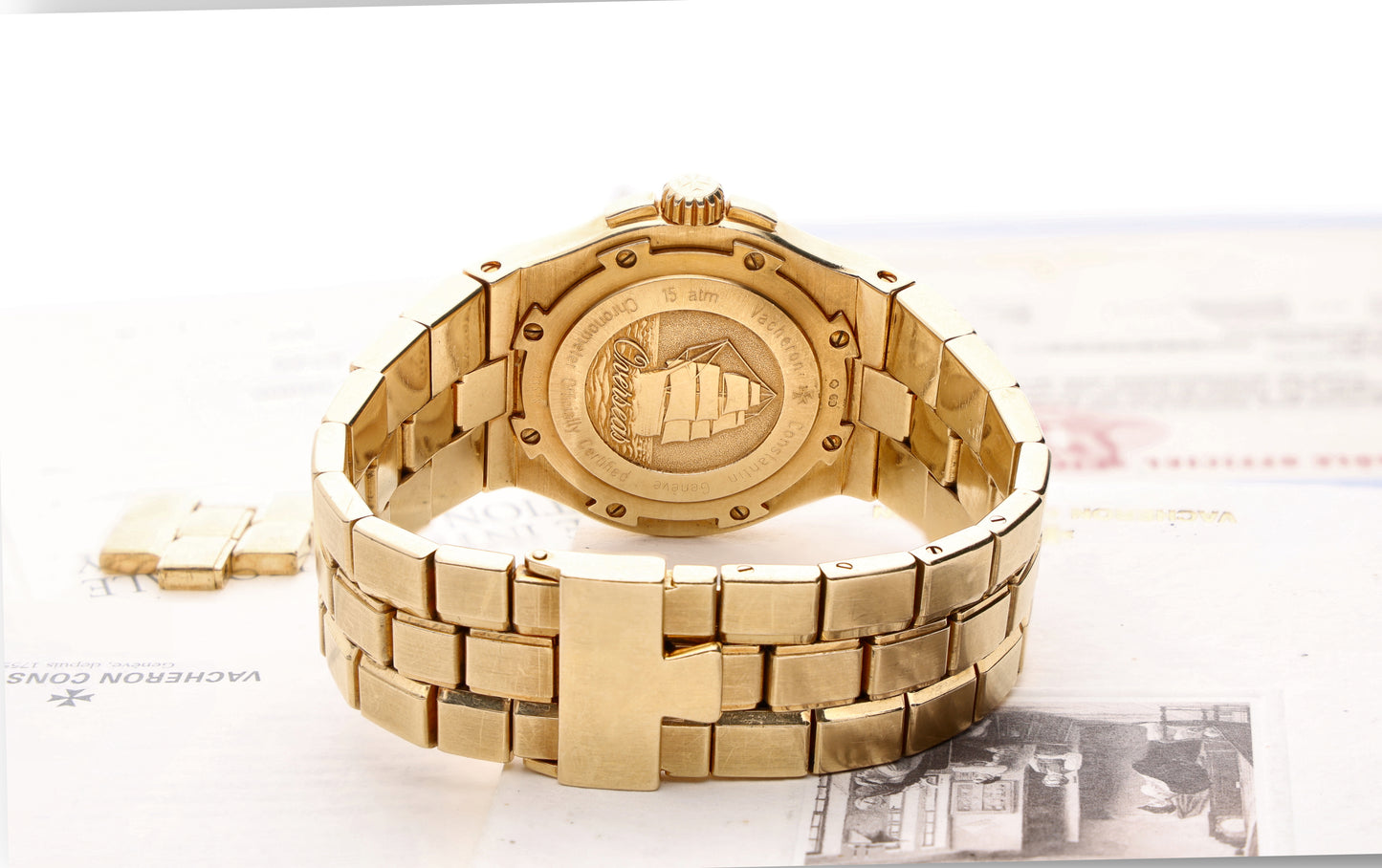 Vacheron constantin overseas 42042 gold full set unpolish