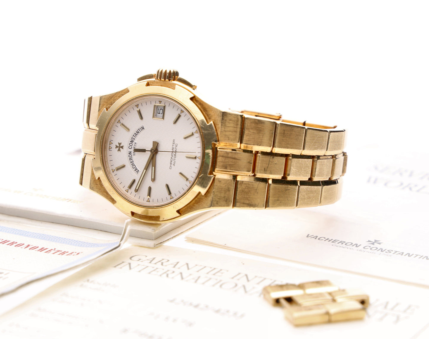 Vacheron constantin overseas 42042 gold full set unpolish