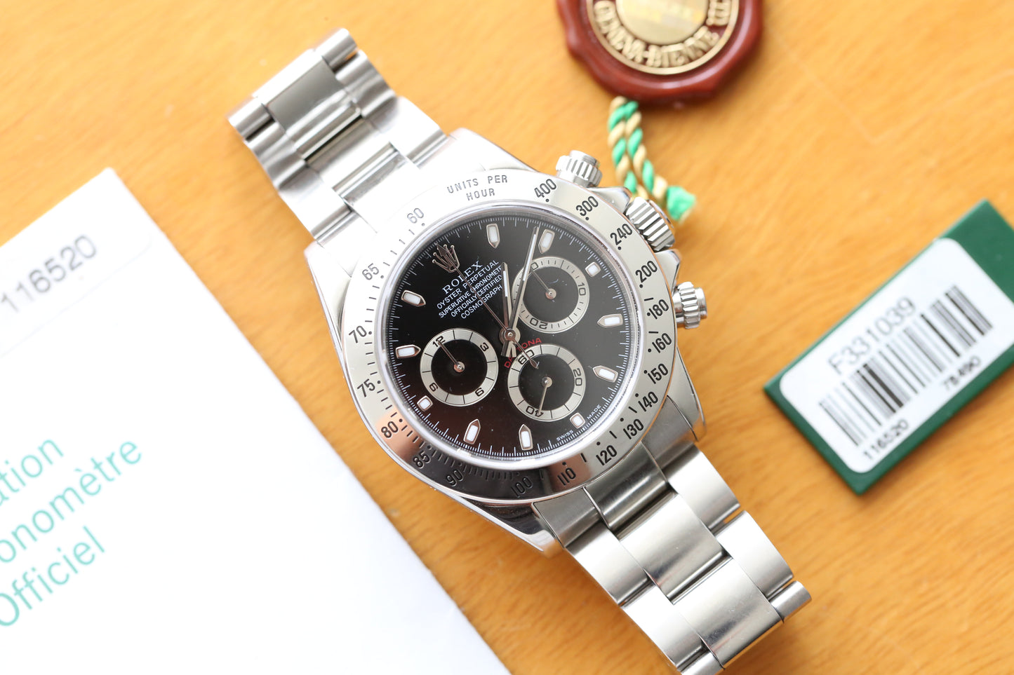 Rolex Daytona 116520 f SERIER