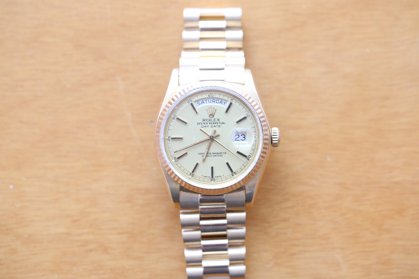 Rolex DAYDATE 1803 quarter dial