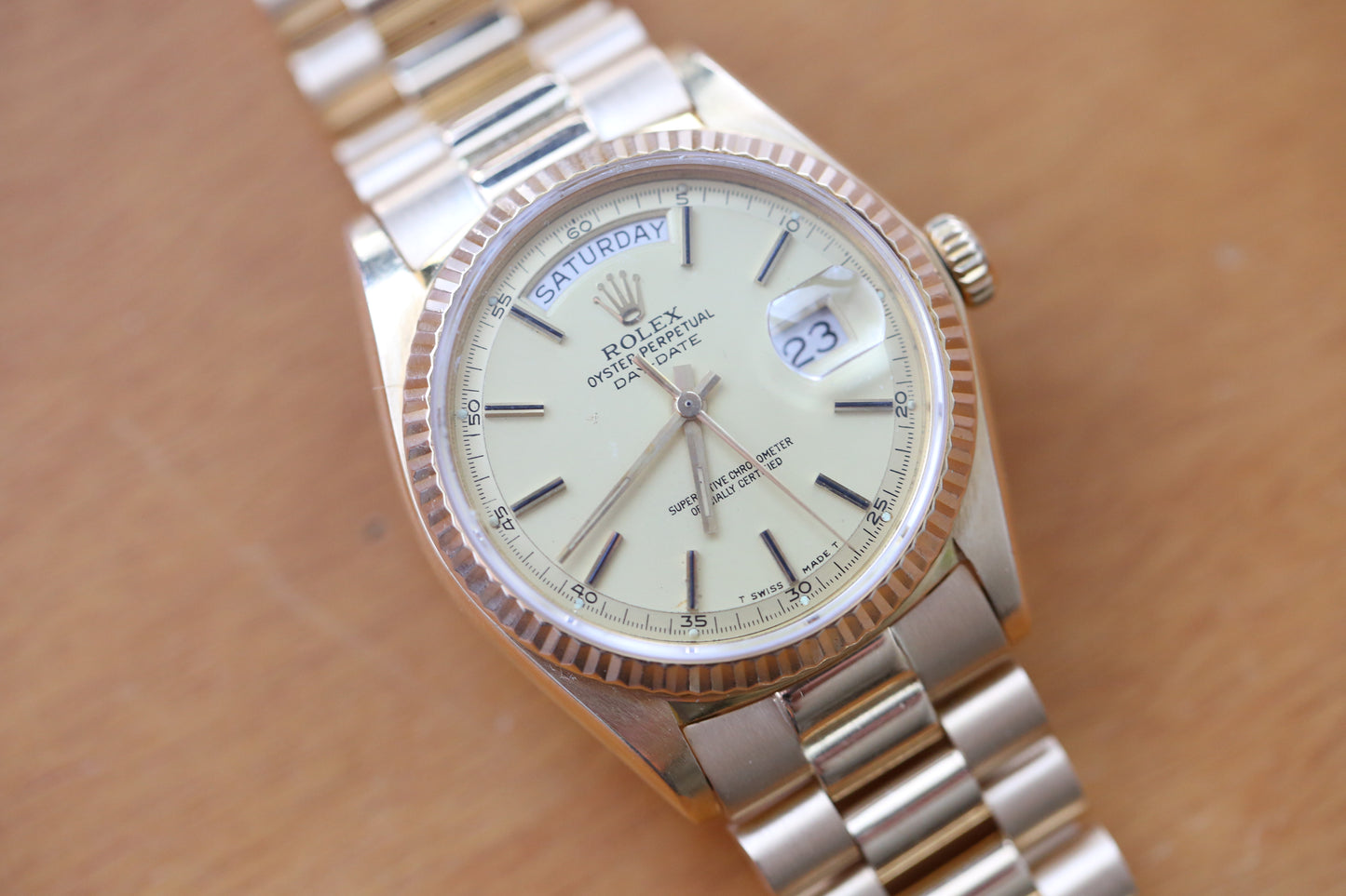 Rolex DAYDATE 1803 quarter dial