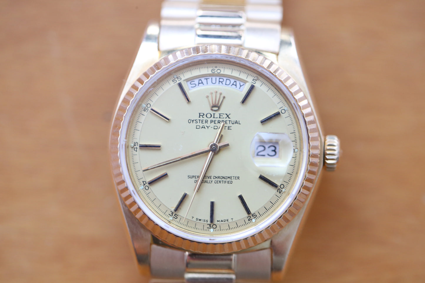 Rolex DAYDATE 1803 quarter dial