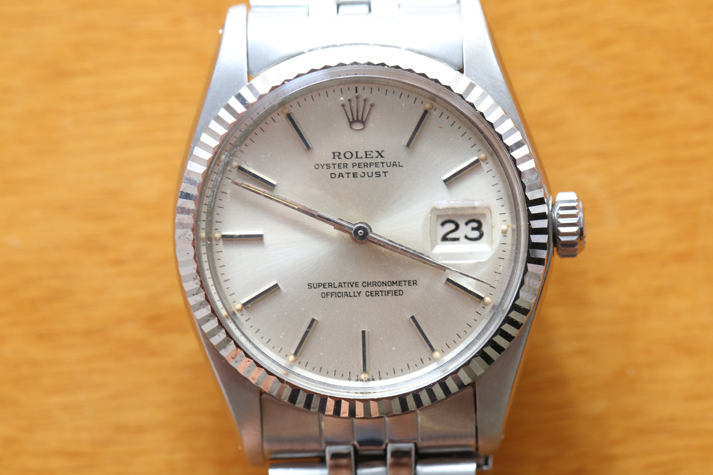 Rolex datejust 16014 quick set