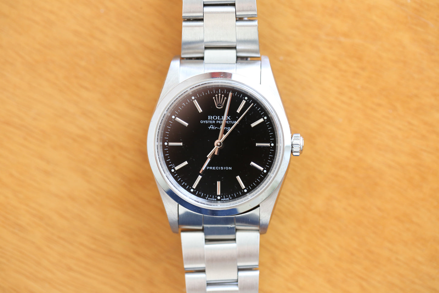 Rolex Airking 14000 black dial
