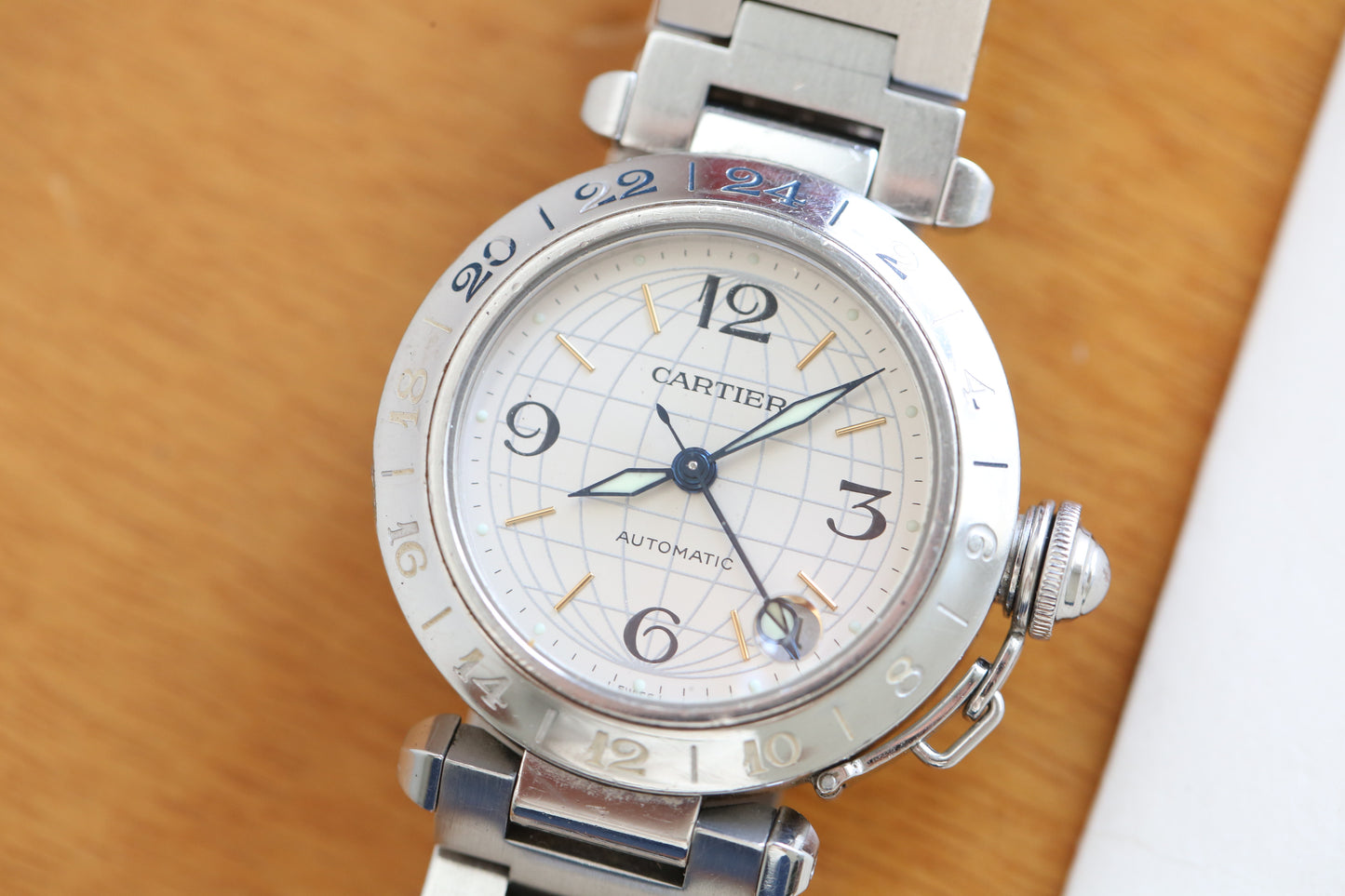 Cartier Pasha paper 2377 GMT