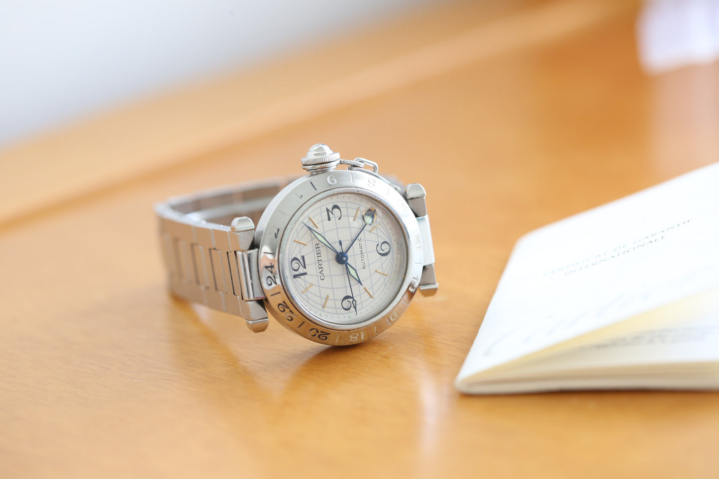 Cartier Pasha paper 2377 GMT
