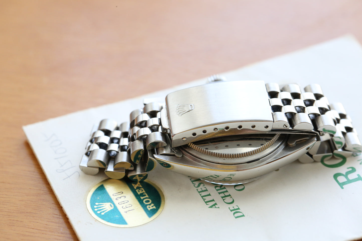 Rolex datejust 16030 quick set