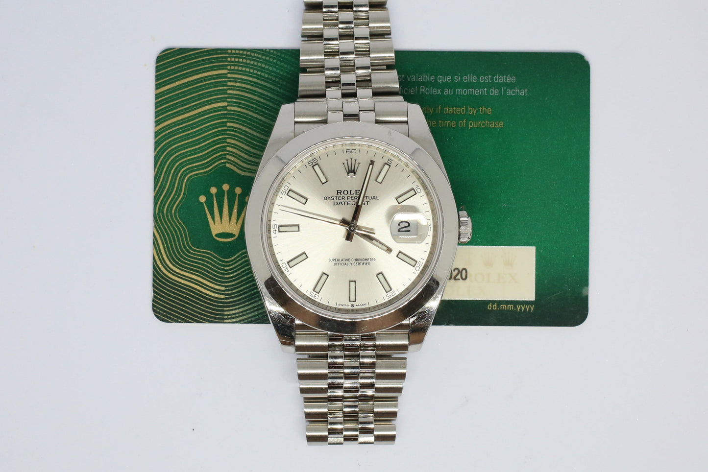 Rolex Datejust 126300 gray dial 2020