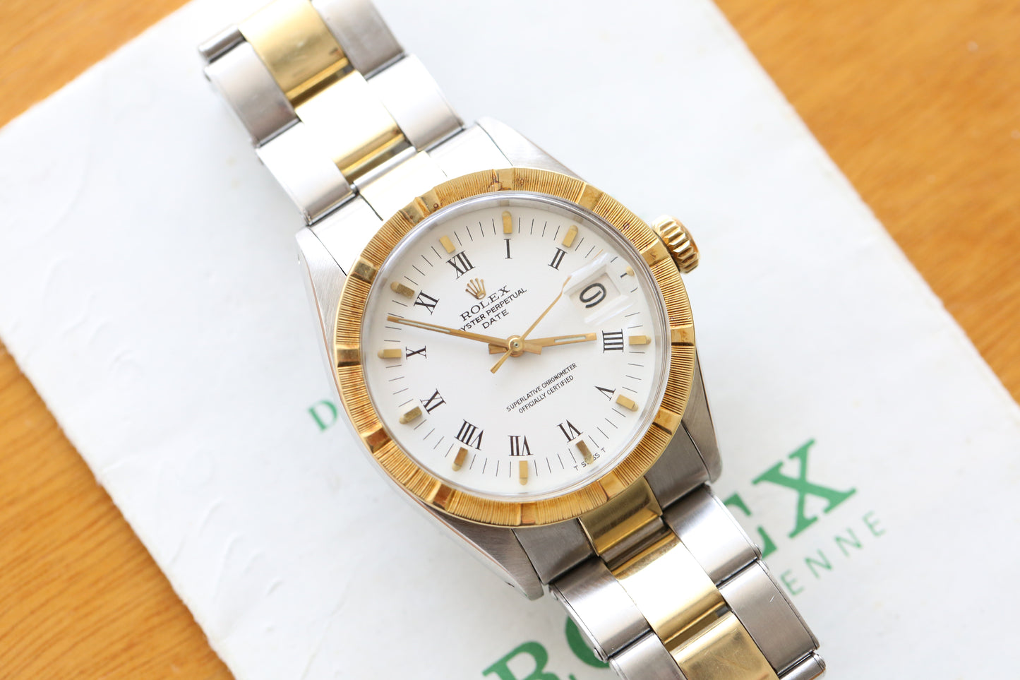 Rolex Date 15053 rivet bracelet