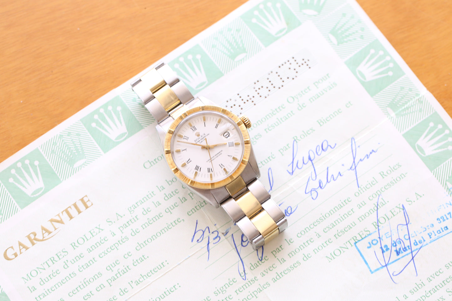 Rolex Date 15053 rivet bracelet