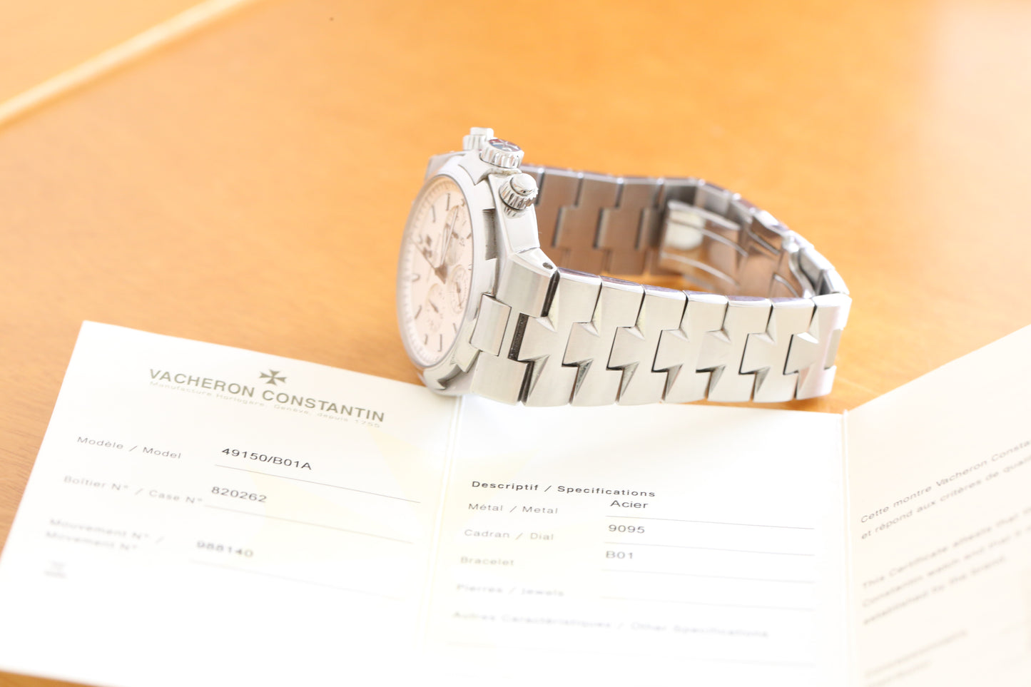 Vacheron Constantin Overseas 49150 full set