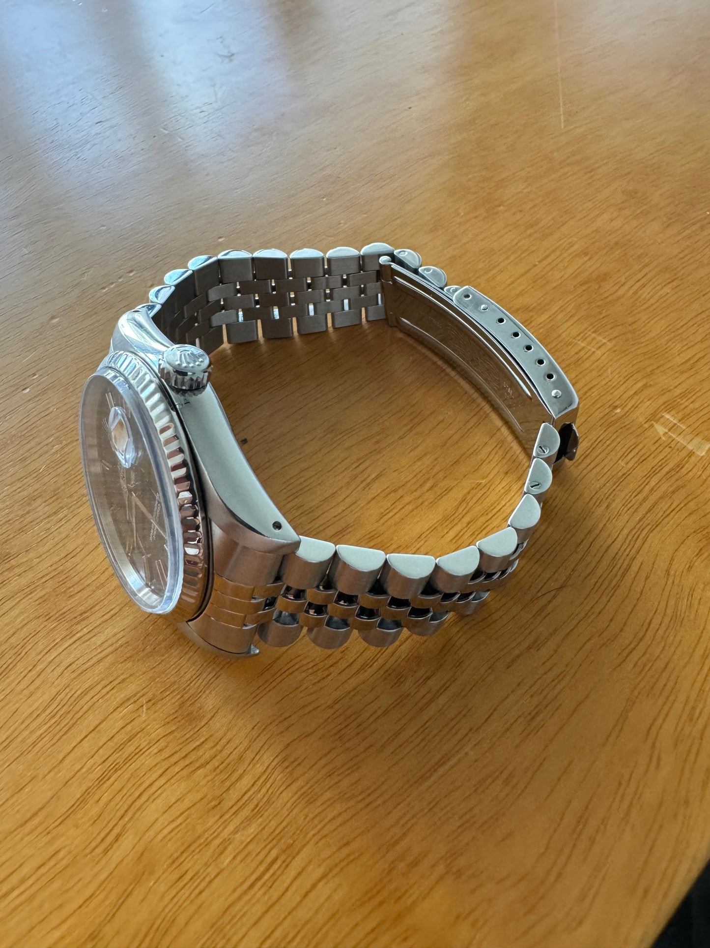Rolex datejust 16234 jubilee blu dial