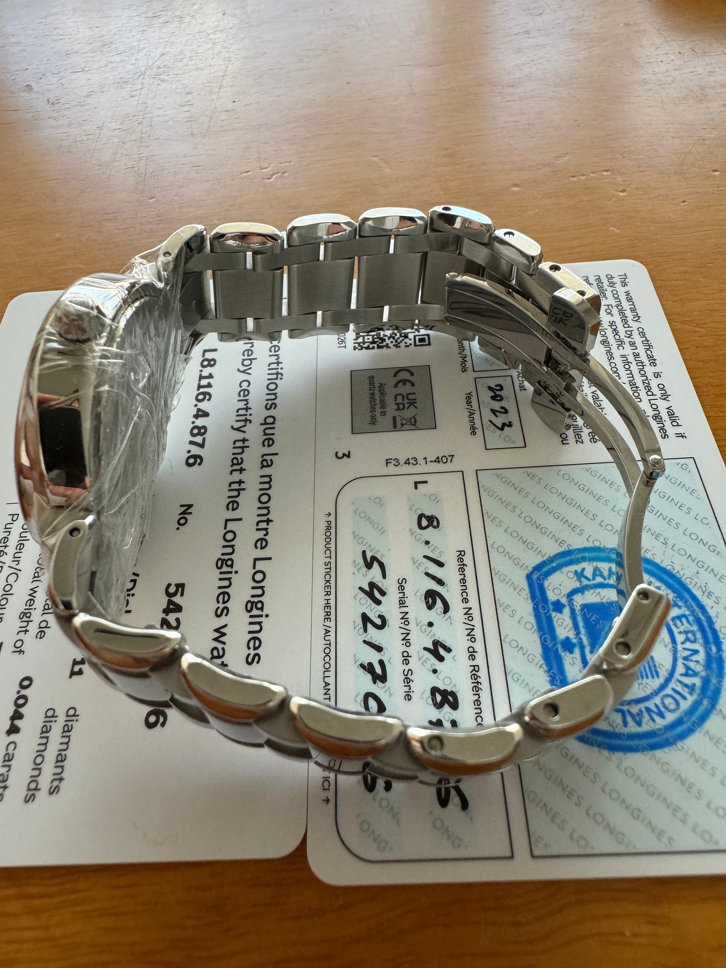 Longines Prima Luna Stainless White Quartz L8.116.4.71.6